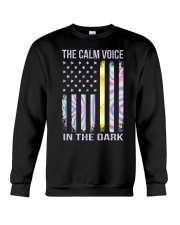 The calm voice in the dark Crewneck Sweatshirt tile