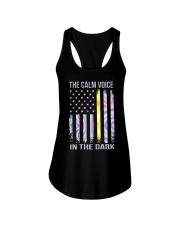The calm voice in the dark Ladies Flowy Tank tile