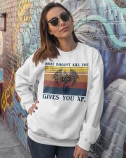 What doesn't kill you Crewneck Sweatshirt lifestyle-unisex-sweatshirt-front-3