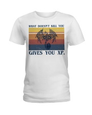 What doesn't kill you Ladies T-Shirt tile