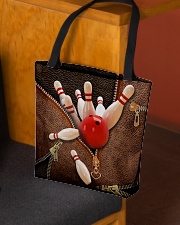 Bowling Leather pattern print All-over Tote aos-all-over-tote-lifestyle-front-02