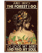 And into the forest I go 11x17 Poster front