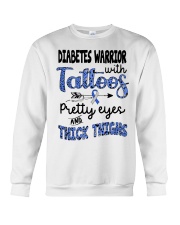 Diabetes warrior Crewneck Sweatshirt front