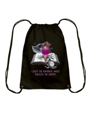 I enjoy the romantic walks Drawstring Bag tile