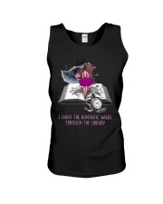 I enjoy the romantic walks Unisex Tank tile