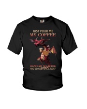 Just pour me my coffee Youth T-Shirt tile