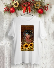 Black is beautiful Classic T-Shirt lifestyle-holiday-crewneck-front-2