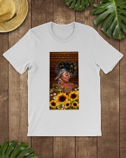 Black is beautiful Classic T-Shirt lifestyle-mens-crewneck-front-18
