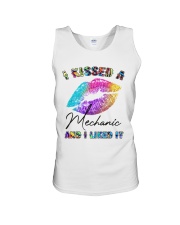 I kissed a mechanic and I liked it Unisex Tank tile