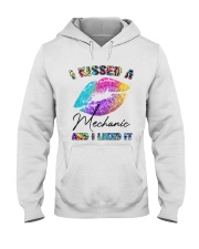 I kissed a mechanic and I liked it Hooded Sweatshirt tile