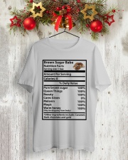 Brown sugar bae Nutrition facts Classic T-Shirt lifestyle-holiday-crewneck-front-2