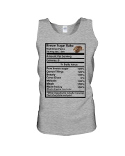 Brown sugar bae Nutrition facts Unisex Tank tile