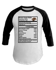 Brown sugar bae Nutrition facts Baseball Tee tile