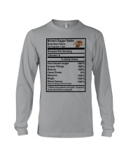 Brown sugar bae Nutrition facts Long Sleeve Tee tile