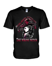 Multiple myeloma messed V-Neck T-Shirt tile