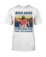 Jesus saves Classic T-Shirt tile