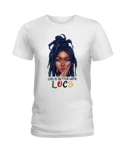 Life is better with locs Ladies T-Shirt tile