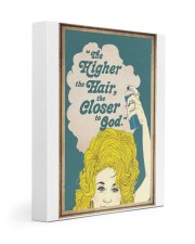 The higher the hair Gallery Wrapped Canvas Prints tile