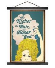 The higher the hair Hanging Canvas tile