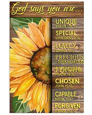 God says you are 11x17 Poster front
