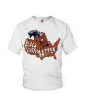 No justice no peace Youth T-Shirt tile