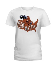 No justice no peace Ladies T-Shirt tile
