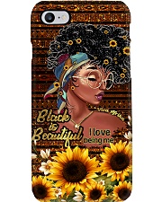 Black is beautiful Phone Case tile