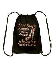 This black queen Drawstring Bag tile