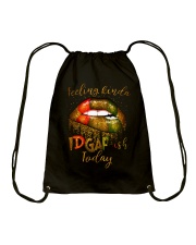 Feeling kinda IDGAF-ish today Drawstring Bag tile