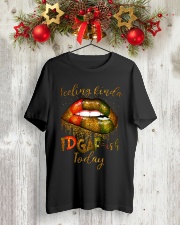 Feeling kinda IDGAF-ish today Classic T-Shirt lifestyle-holiday-crewneck-front-2