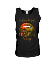 Feeling kinda IDGAF-ish today Unisex Tank tile