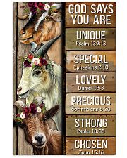 God says you are 11x17 Poster front