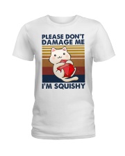 Please don't damage me Ladies T-Shirt tile