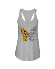 They whispered to her Ladies Flowy Tank tile