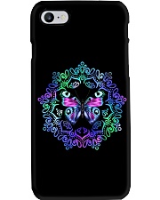 Blue and purple butterfly Phone Case tile