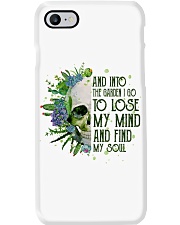 And into the garden I go Phone Case tile