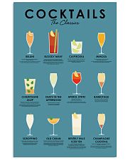 The classic cocktails 11x17 Poster front