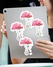 Never give up Sticker - 4 pack (Vertical) aos-sticker-4-pack-vertical-lifestyle-front-11