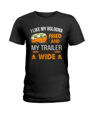 I like my bologna Ladies T-Shirt tile