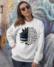 Blessed are the peacemaker Crewneck Sweatshirt lifestyle-unisex-sweatshirt-front-3