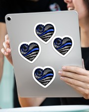 Back the blue Sticker - 4 pack (Vertical) aos-sticker-4-pack-vertical-lifestyle-front-11