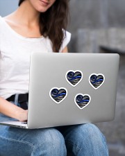 Back the blue Sticker - 4 pack (Vertical) aos-sticker-4-pack-vertical-lifestyle-front-15