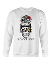 I shoot people Crewneck Sweatshirt tile