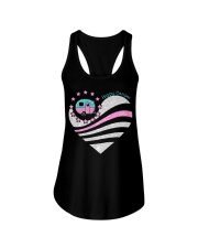 American heart Independence day - Printed apparels Ladies Flowy Tank tile