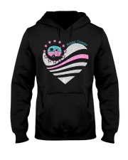 American heart Independence day - Printed apparels Hooded Sweatshirt tile