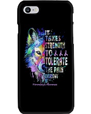 It takes strength - Fibromyalgia awareness Phone Case tile