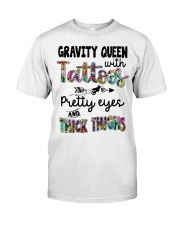 Gravity queen with tattoos Classic T-Shirt tile