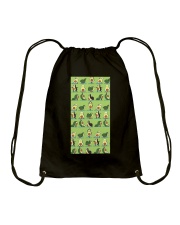 Avocado yoga Drawstring Bag tile