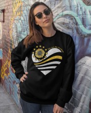 American heart Independence day Crewneck Sweatshirt lifestyle-unisex-sweatshirt-front-3