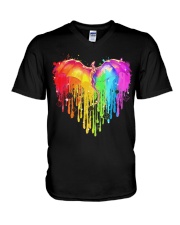 Dungeon dragon V-Neck T-Shirt tile